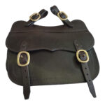Showcraft – Single Leather Saddle Bag Brown