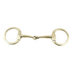 Showcraft – Gold Flat Ring Eggbutt Bit