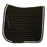 Showcraft – Victory Dressage Cloth Black/Silver Piping