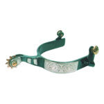 Eureka – Ebony Western Spur – Black/Silver