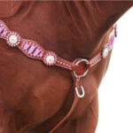 Navaho – Zebra Western Breastplate