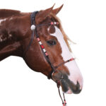 Navaho – Rolled Snaffle Cavesson Bridle